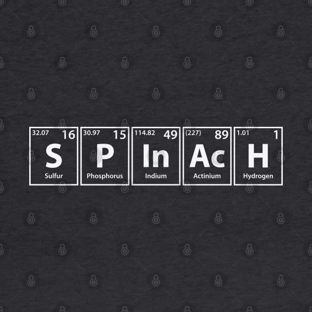 Spinach (S-P-In-Ac-H) Periodic Elements Spelling by cerebrands